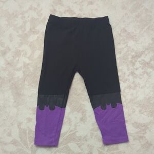 Batgirl Kids Black and Purple Leggings